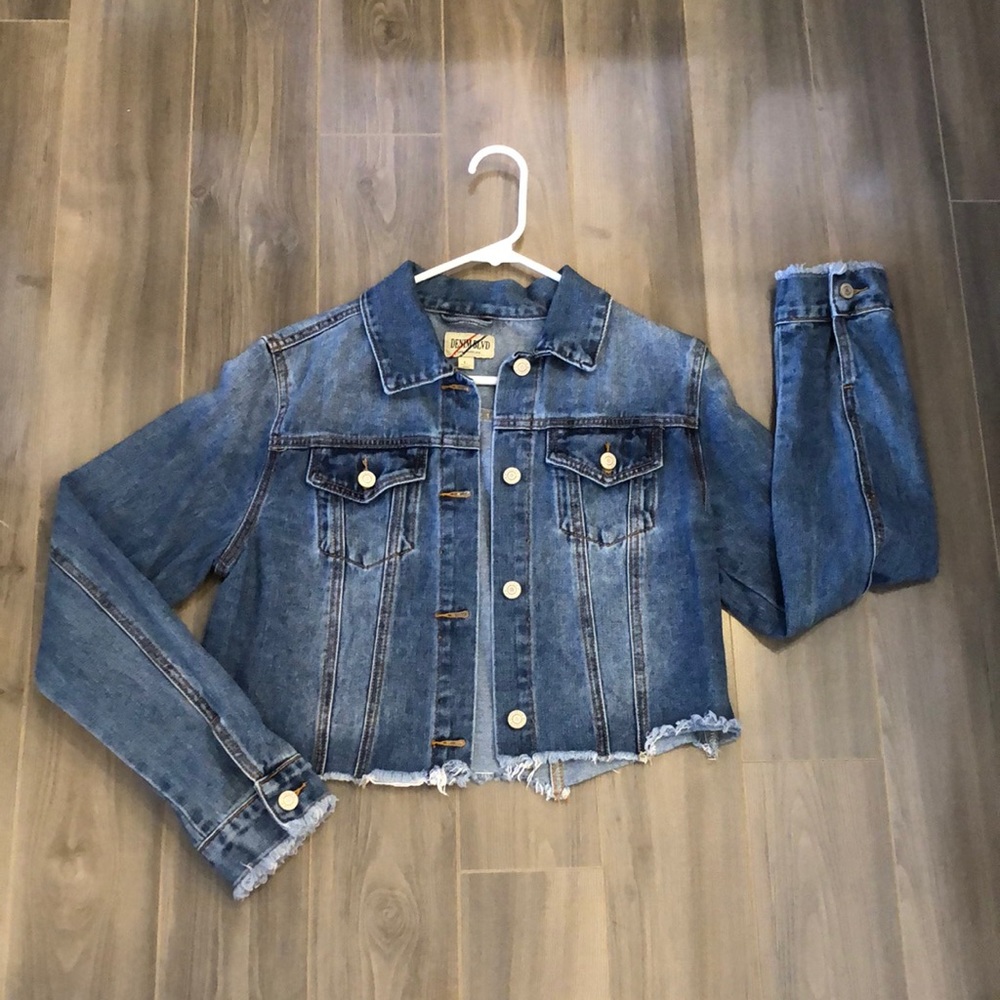 Crop Top Jean Jacket